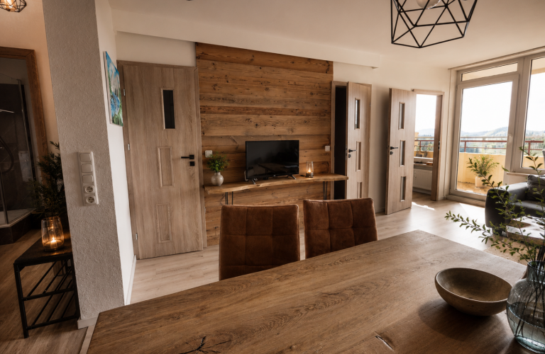 Ferienwohnung Bergnest Panorama, mit Schwimmbad und Sauna