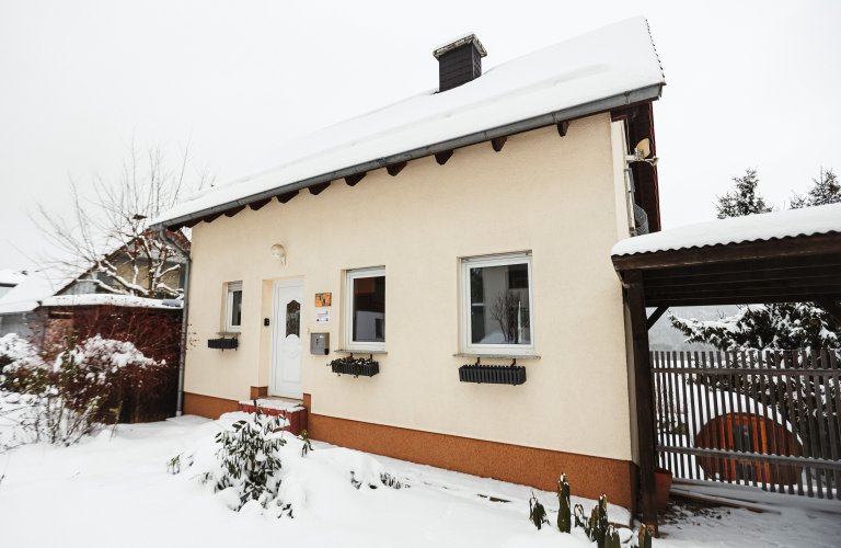 Das Haus am Wald, mit Fass Sauna