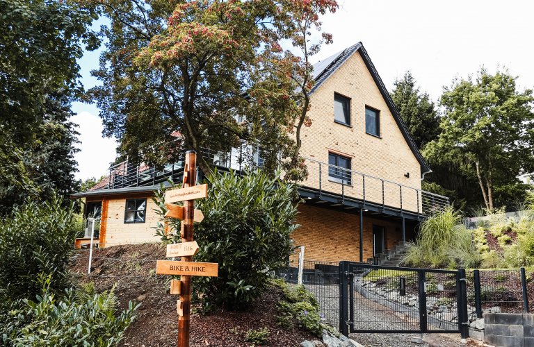 Ferienwohnung Morgentau, mit großen Garten und Aussicht