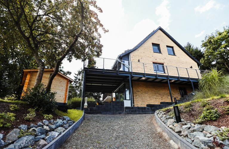 Ferienwohnung Ferienwohnung Morgentau, mit großen Garten und Aussicht