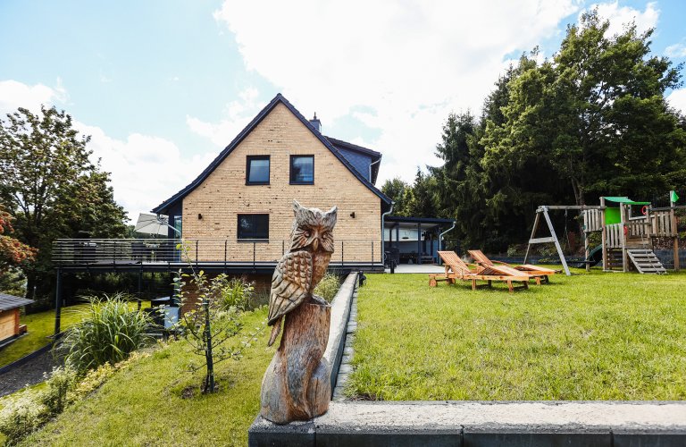 Ferienwohnung Ferienwohnung Morgentau, mit großen Garten und Aussicht
