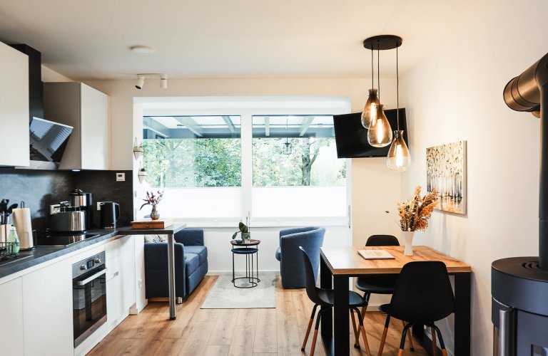 Ferienwohnung Ferienwohnung Morgentau, mit großen Garten und Aussicht