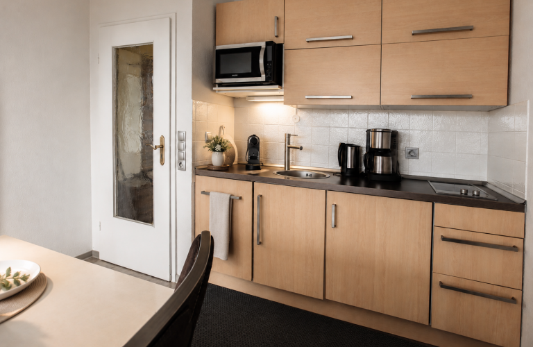 Ferienwohnung Morgennebel Lodge, mit Schwimmbad und Sauna