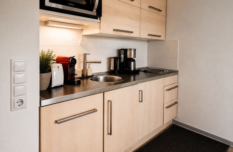 Ferienwohnung Morgennebel Lodge, mit Schwimmbad und Sauna